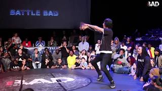 DYKENS vs LARRY LES TWINS  Battle BAD 2018  HIPHOP FINAL [upl. by Hoye287]