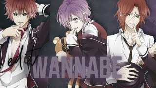 Diabolik lovers  Sakamaki Triplets ❤💜💚 edit [upl. by Dreeda]