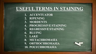 USEFUL TERMS IN STAINING  ACCENTUATORS RIPENINGMORDANTSBLUINGLAKE STAINING PART 2 [upl. by Nohtahoj]