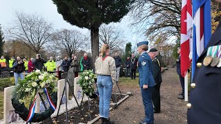 Videoverslag herdenking bemanning neergeschoten Lancaster [upl. by Trent]