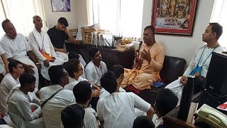 Glorification of HH Jayapataka swami at ISKCON Mayapur [upl. by Oileduab]