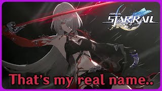 Acheron reveals her real name  Honkai Star Rail 22 [upl. by Codd700]