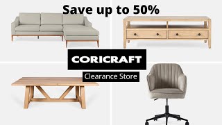 Coricraft Clearance Centre  SAVE UP TO 50 OFF FURNITURE ITEMS  Furniture Plug [upl. by Kate]