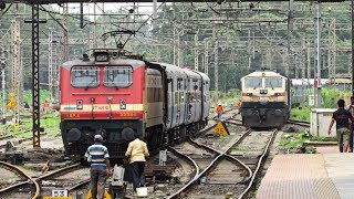 PARALLEL ARRIVAL AT KALYAN JUNCTION [upl. by Fabri]