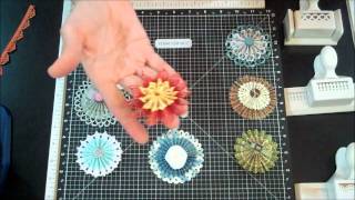 Paper Edger Punches Create Beautiful Flowerswmv [upl. by Senn]