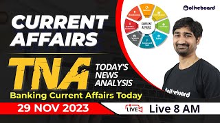 29 Nov 2023  Banking Current Affairs  Current Affairs MCQs For Bank Exams  By Aditya Sir [upl. by Eeroc]