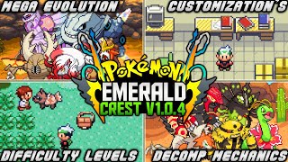 UPDATED Pokemon GBA Rom With Mega Evolution Hisui Forms Gen 18 Harder Difficulty Dexnav amp More [upl. by Raff]