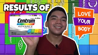 RESULTS of CENTRUM Advance Multivitamins  Minerals Quick Review  John Pol Gacu [upl. by Edyaw310]