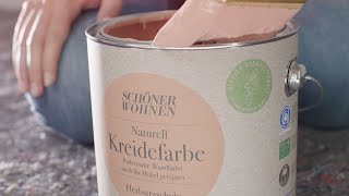 Mit Leidenschaft gemacht Mit Liebe gestrichen  Die SCHÖNER WOHNEN Naturell Kreidefarben [upl. by Eanehs77]