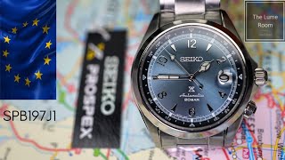 SEIKO Prospex ALPINIST 2021 EUROPEAN EDITION SPB197J1  Automatic Watch Unboxing Review [upl. by Neelrahs73]