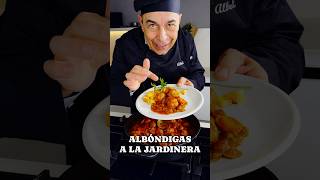 Albóndigas a la Jardinera cocina albóndigas albóndigasalajardinera recetas recetascaseras [upl. by Hammock]