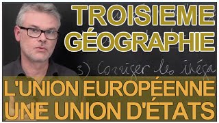 LUnion européenne une union détats  Géographie  3e  Les Bons Profs [upl. by Arrotal]