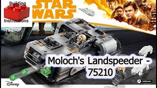 Molochs Landspeeder  75210  LEGO Star Wars  LEGO VideoInstructions [upl. by Akissej]