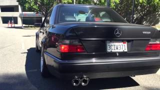 124 Mercedes 500e Exhaust sound Exhaust Hand Built by Ralph Biase [upl. by Saunders]