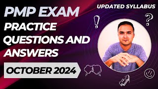 PMP Exam Questions 2024 Oct and Answers Practice Session  PMP Exam Prep  PMP for Project Manager [upl. by Mersey327]