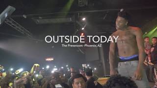 NBA YoungBoy Performing quotOutside Todayquot Live In Concert in Phoenix AZ The Pressroom [upl. by Figueroa]