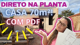 VEJA A PLANTA DA NOSSA CASA QUE ESTA EM CONSTRUÇÃO COM PDF PARA BAIXAR [upl. by Grady]