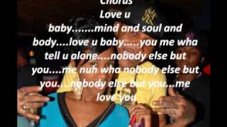 Vybz Kartel love u baby lyrics [upl. by Aikit660]