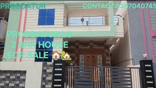 PRODDATUR LO NEW HOUSE FOR SALE 🏠🏡 CONTACT  8367040745 [upl. by Rede]