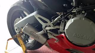 SBK PERFORMANCE GP1 Exhaust DUCATI PANIGALE 959 [upl. by Leak]