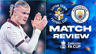 HAALAND IS BACK  Luton 26 Man City Review [upl. by Bernadina]