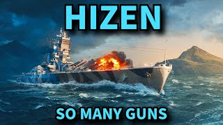 HizenIts Japanese for Kansas in World of Warships Legends [upl. by Aicat]