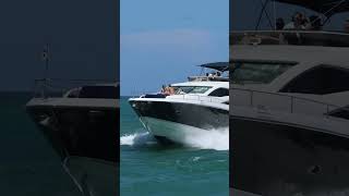 Sunseeker at full throttle Haulover inlet [upl. by Moshe]