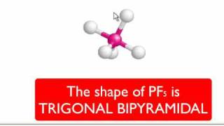 VSEPR Shape of PCl5 Trigonal Bipyramidal shape [upl. by Swords]