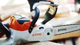 Gama Compact STIHL  Motosierra MSA 120 [upl. by Llednik]