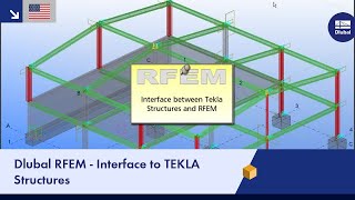 Dlubal RFEM  Interface to TEKLA Structures [upl. by Feodore]