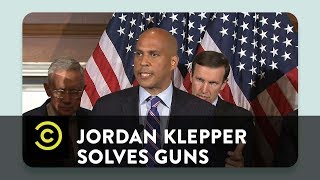 Jordan Klepper Solves Guns  Senator Cory Booker on Guns and Bacon [upl. by Hallee]