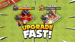 Secrets to Upgrade Heroes Fast Clash of Clans [upl. by Garlan]