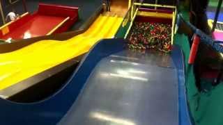 Devons Crealy Ball Pit Slide OffSlide Footage [upl. by Nikolai]