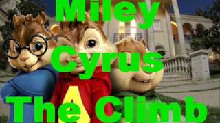 Miley Cyrus  The Climb  lyrics  mixed chipmunks [upl. by Salena]