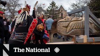 Treasured totem pole returns to BC First Nation [upl. by Adilem]