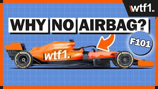 Why Dont F1 Cars Have Airbags [upl. by Eetnuahs]