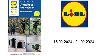 Lidl Prospekt DE  vom 1609 bis 21092024 [upl. by Roer]