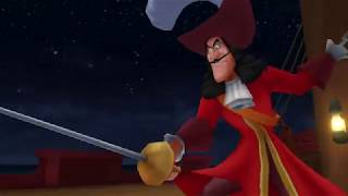 Kingdom Hearts ReCoM PS4  Captain Hook No DamageSleights Proud Mode [upl. by Ytima]