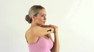 How to stretch the mid deltoid muscle [upl. by Dunton]