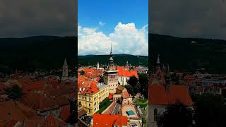 Sighisoara Citadel Romania  where was Dracula Vlad Tepes born [upl. by Ahsertal691]