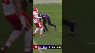 Lamar Jackson Catches His Own Pass😳 nfl insane [upl. by Towers]