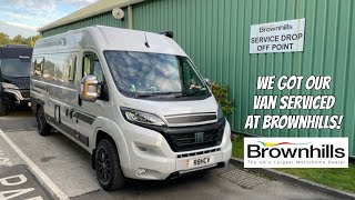 Looking Around LOADS Of Vans At Brownhills Motorhomes While They SERVICE Ours [upl. by Jyoti]