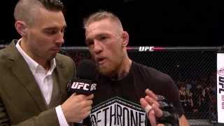 Fight Night Dublin Conor McGregor Octagon Interview [upl. by Mahan]