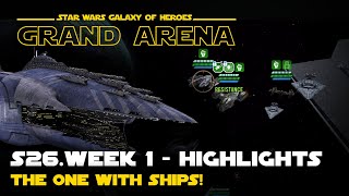 S26W1 Fleet Highlights  Malevolence vs Executor  more GAC  SWGOH Grand Arena [upl. by Yamauchi]