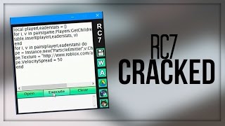 RC7 Cracked Exploit Roblox FREE LVL7 WORKING [upl. by Meece574]