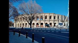 Arena of Nimes Roman Amphitheatre in France [upl. by Launame9]