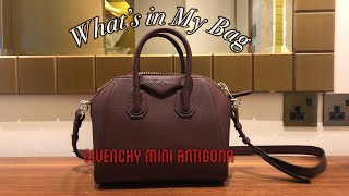 GIVENCHY ANTIGONA MINI  What Fits Inside [upl. by Lorna]