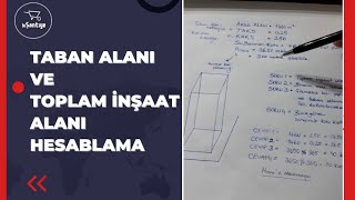 Taban Alanı ve Toplam İnşaat Alanı Hesabı   biŞantiye [upl. by Nicko]