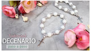 Pulsera DECENARIO en simples pasos ✝️ Idea souvenir [upl. by Adar]