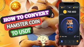 How to convert Hamster coin to USDT  How to redraw Hamster kombat coin to Ustd [upl. by Luiza]